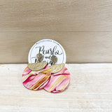 Acrylic Sunset Drop Earrings