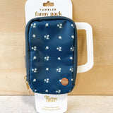 Tumbler Fanny Pack - Posies Teal
