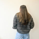 Snowflake Zip Up Sherpa Jacket