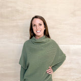 Ultraviolet Turtle Neck Sweater - Dry Herb