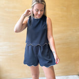 Sweetly Scalloped Shorts