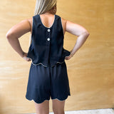 Sweetly Scalloped Shorts