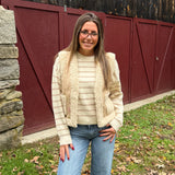 Sheryl Shearling Vest