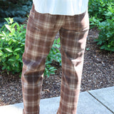 Pretty in Plaid Straight Leg Pant