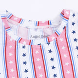 Angel Dear Loungewear Short Set - Stars and Stripes