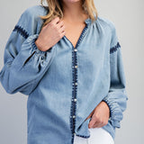 Briar Denim Top