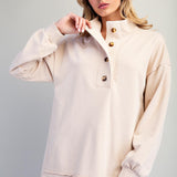 Cozy Evening Mock Neck Pullover