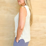 New Light Sweater Tank - Off White