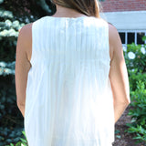 Peyton Pleated Sleeveless Top