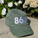 860 Hat - Spruce/White