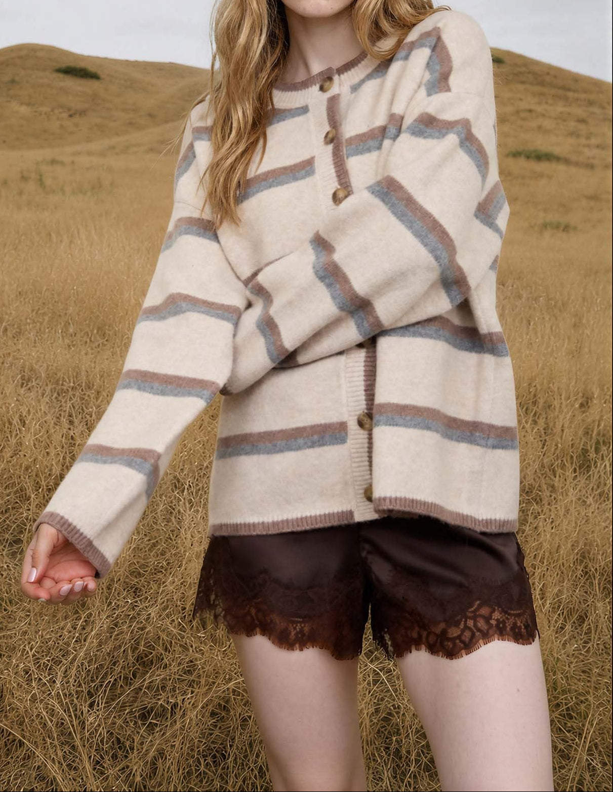 Mila Striped Cardigan