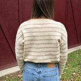 Katherine Stripe Sweater - Cream Combo