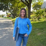 The Marla Cardigan - Sky Blue