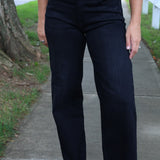Prue Palazzo Jean - Washed Black