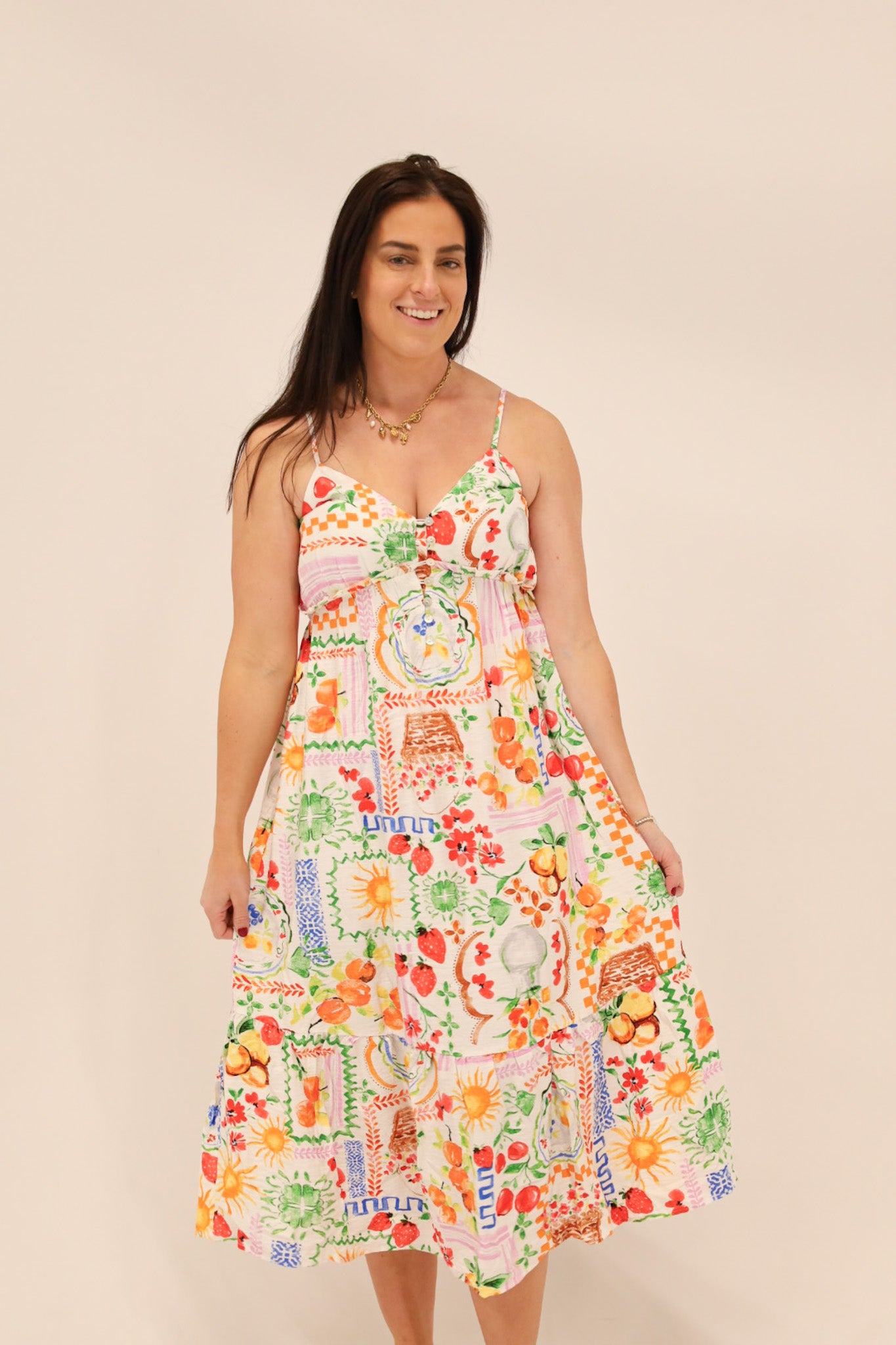 Summer Day Midi Dress M Summer Day Midi Dress M