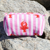 The Hallie Makeup Bag- Cape Cod