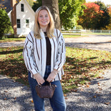 Georgina Top - Brown Stripe