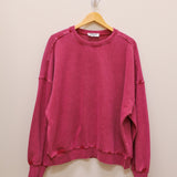 French Terry Oversized Sweatshirt