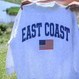 East Coast American Flag Mockneck