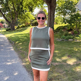 Staying Casual Skirt - Olive