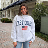 East Coast American Flag Mockneck