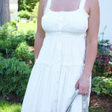Daffodil Midi Dress - Butter Yellow