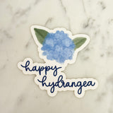 Happy Hydrangea Sticker