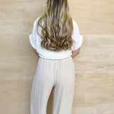 Flow Down Pants - Taupe