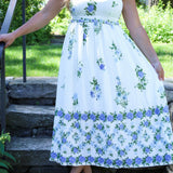 Daisy Garden Maxi - Blue