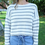 Layla Striped Sweater Top