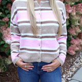 Annalise Striped Cardigan