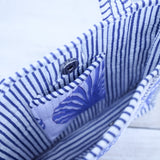 The Ellie Mini Tote - Blue Shells
