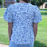 Fiona Floral Babydoll Top