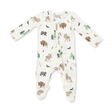 Northern Woodland Zipper Footie