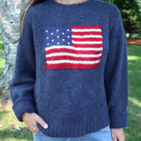 American Flag Alpaca Sweater