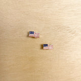 American Flag Stud Earrings