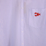 Lobster Pinstripe Button Down