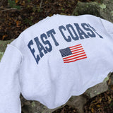 East Coast American Flag Mockneck