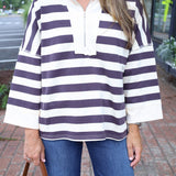 Loose Fit Quarter Zip