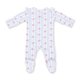 Anna Floral Zipper Footie