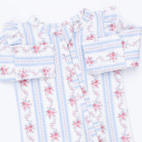 Anna Floral Zipper Footie