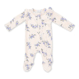 Sweet Hanna Velour Zipper Footie