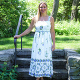 Daisy Garden Maxi - Blue