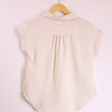 Daphne Striped Top - Khaki
