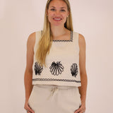 Coastal Seashell Top