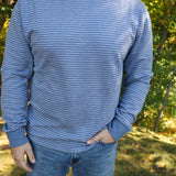 Sundown Terry Crewneck - Maritime Stripe