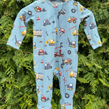 Construction Zipper Footie