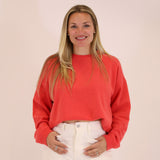 Pretty Papaya Pullover