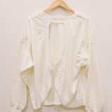 Cross Open Back Sweatshirt