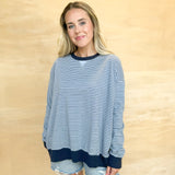 Free Stripes Crewneck Pullover